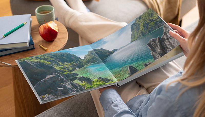 Fotobuch mit Layflat-Bindung
