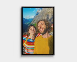 Leinwand mit Rahmen