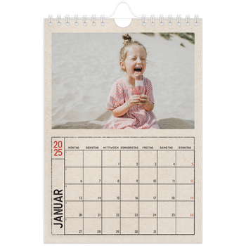 Fotokalender A5 — Stempeleffekt