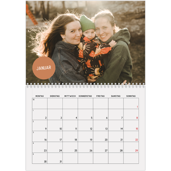 Fotokalender A4 doppelt — Fotosticker