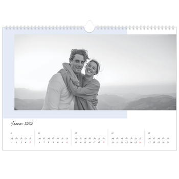 Fotokalender A3 — Farbige Rahmen