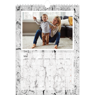 Fotokalender A4 (20 x 30 cm) — Holzstrukturen [deckblatt]