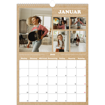 Fotokalender A3 — Magazinstil