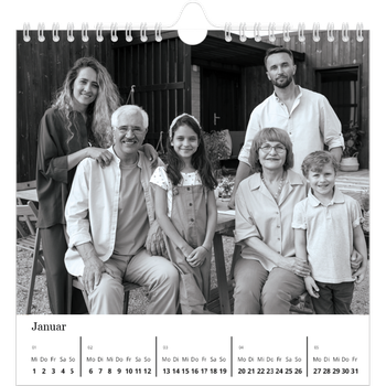Fotokalender Quadratisch — Fokus