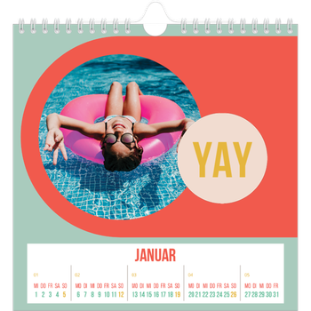 Fotokalender Quadratisch — Strahlend und schön