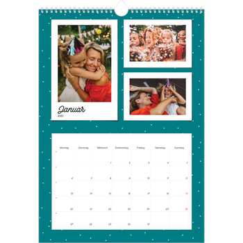 Fotokalender A3 — Bunte Retro-Bilder