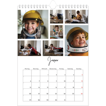 Fotokalender A4 — Fotoarrangement
