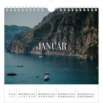 Fotokalender Quadratisch — Endloses Entfliehen