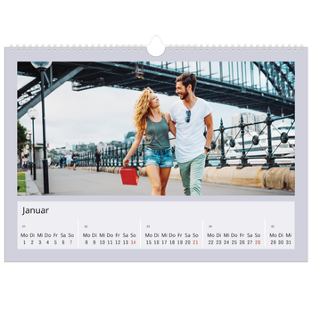Fotokalender A3 — Farbenfroher Hintergrund