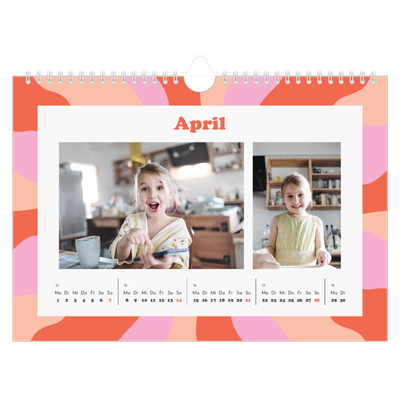 Fotokalender A4 — Verspielte Motive [April]