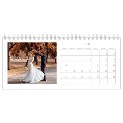 Tischkalender — Kobalt Klassik [Mai]