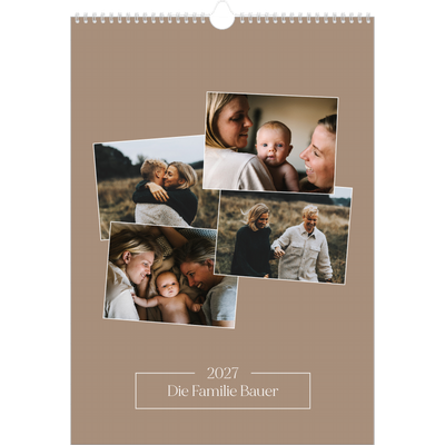 A3 Jahreskalender — Gebastelte Momente [deckblatt]