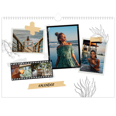 Fotokalender A3 — Scrapbook-Flair [deckblatt]