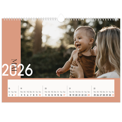 Fotokalender A3 — Überlappender Text [deckblatt]