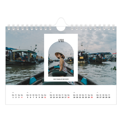 Fotokalender A5 — Der offene Bogen [April]