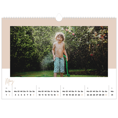 Fotokalender A3 — Erdige Töne [Marsch]