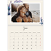 Fotokalender A4 doppelt (30 x 40 cm) — Gemalte Blumen [Januar]