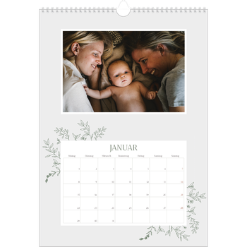 Fotokalender A3 — Zart geblümt
