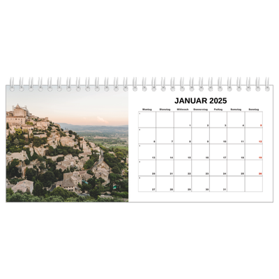 Tischkalender — Schlichtes Foto [Januar]