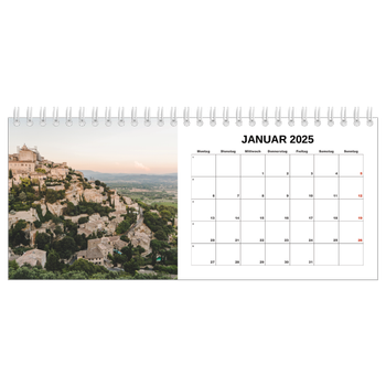 Tischkalender — Schlichtes Foto