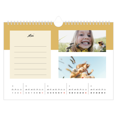 Fotokalender A4 — Listen Kalender [deckblatt]