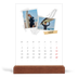 Tischkalender mit Holzfuß Hochformat  — Scrapbook-Flair [Februar]