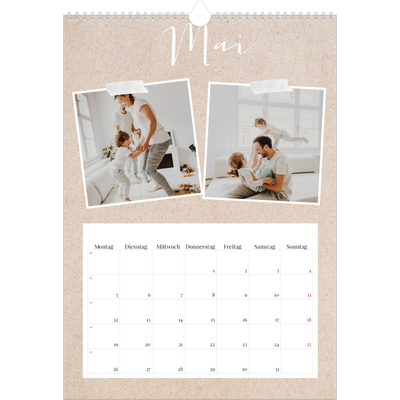 A3 Jahreskalender — Scrapbook Kalender [deckblatt]