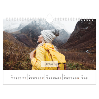 Fotokalender A4 — Klassischer Kalender