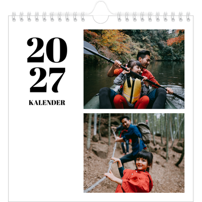 Jahreskalender Quadratisch — Serif und Momente [deckblatt]
