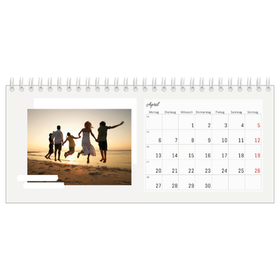 Tischkalender — Sanfte Farbtöne [April]