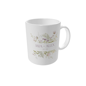Tasse bedrucken — Blühendes Glück
