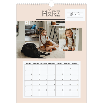 A3 Jahreskalender — Notizkalender [Marsch]