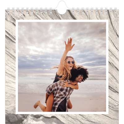 Jahreskalender Quadratisch — Holzstrukturen [deckblatt]