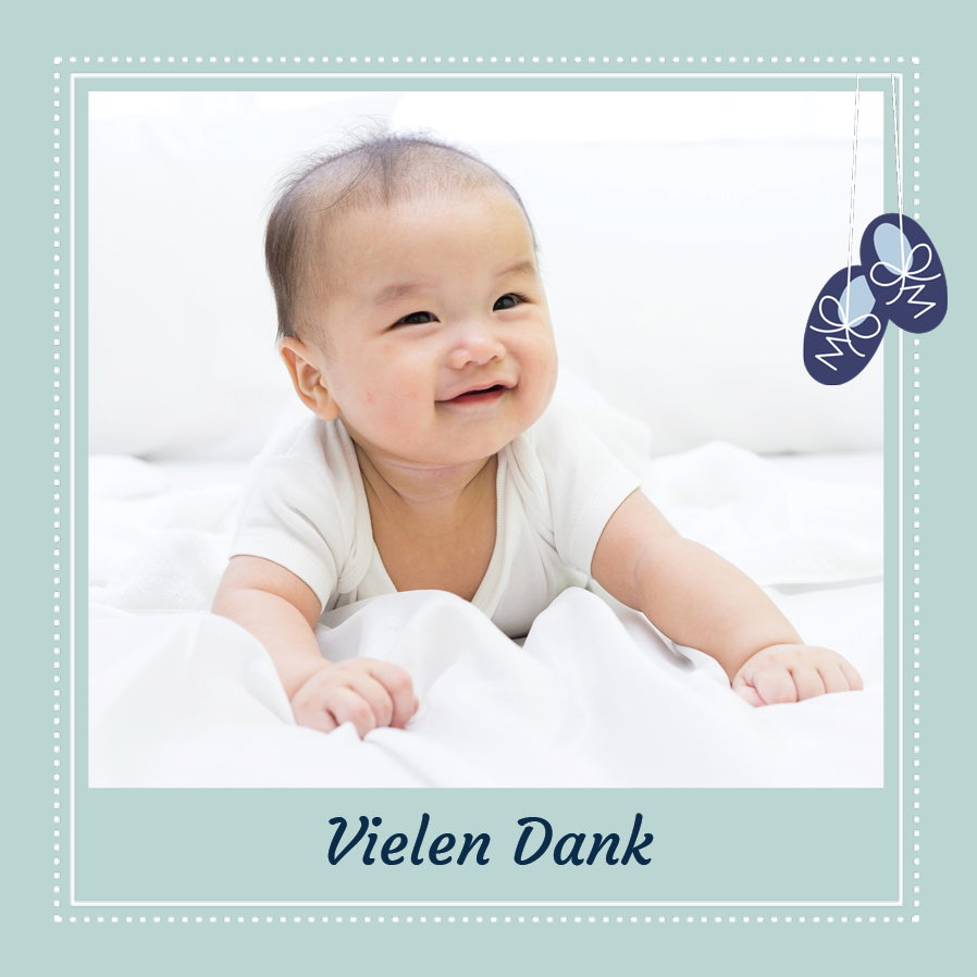 Dankeskarten — Pantoffeln