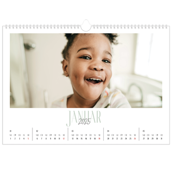 Fotokalender A3 — Een bedankje