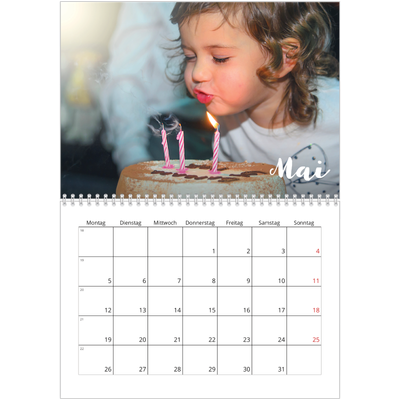 Fotokalender A4 doppelt (30 x 40 cm) — Monat [deckblatt]