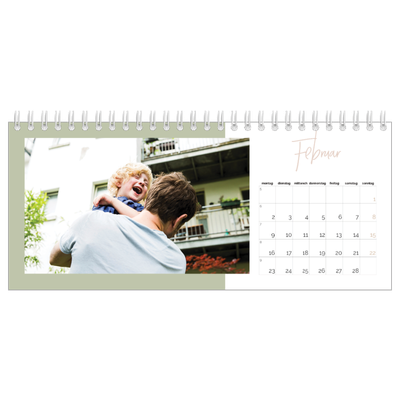 Tischkalender — Erdige Töne [Februar]