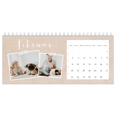 Tischkalender — Scrapbook Kalender [Februar]