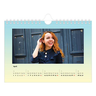 Fotokalender A5 — Pastelltöne [April]