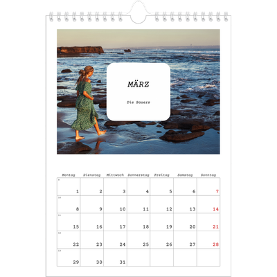 Fotokalender A4 (20 x 30 cm) — Die ganze Geschichte [Marsch]