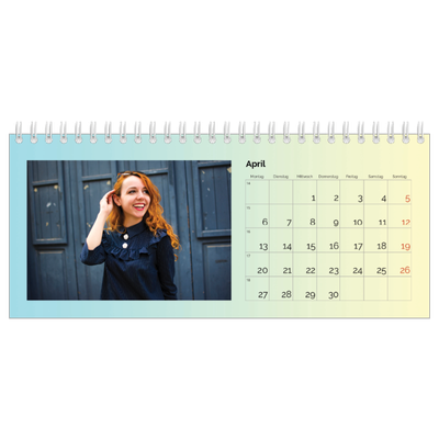 Tischkalender — Pastelltöne [April]