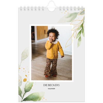 Fotokalender A5 — Floraler Akzent [deckblatt]