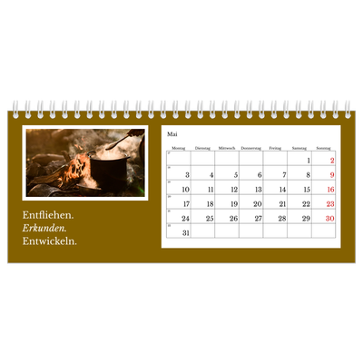 Tischkalender — Redaktionelle Erde [Mai]