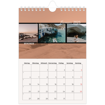 Fotokalender A5 — Wanderlust