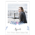 A3 Jahreskalender — Blumen-Illustrationen [April]