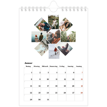 Fotokalender A5 — Collage shapes