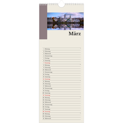 Küchenkalender  — Sehenswürdigkeiten der Welt [Marsch]