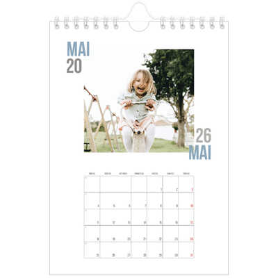 Fotokalender A5 — Doppelter Text [deckblatt]
