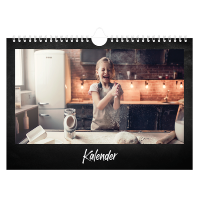 Fotokalender A4 — Kreidetafel-Stil [deckblatt]