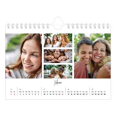 Fotokalender A5 — Fotoarrangement [Februar]